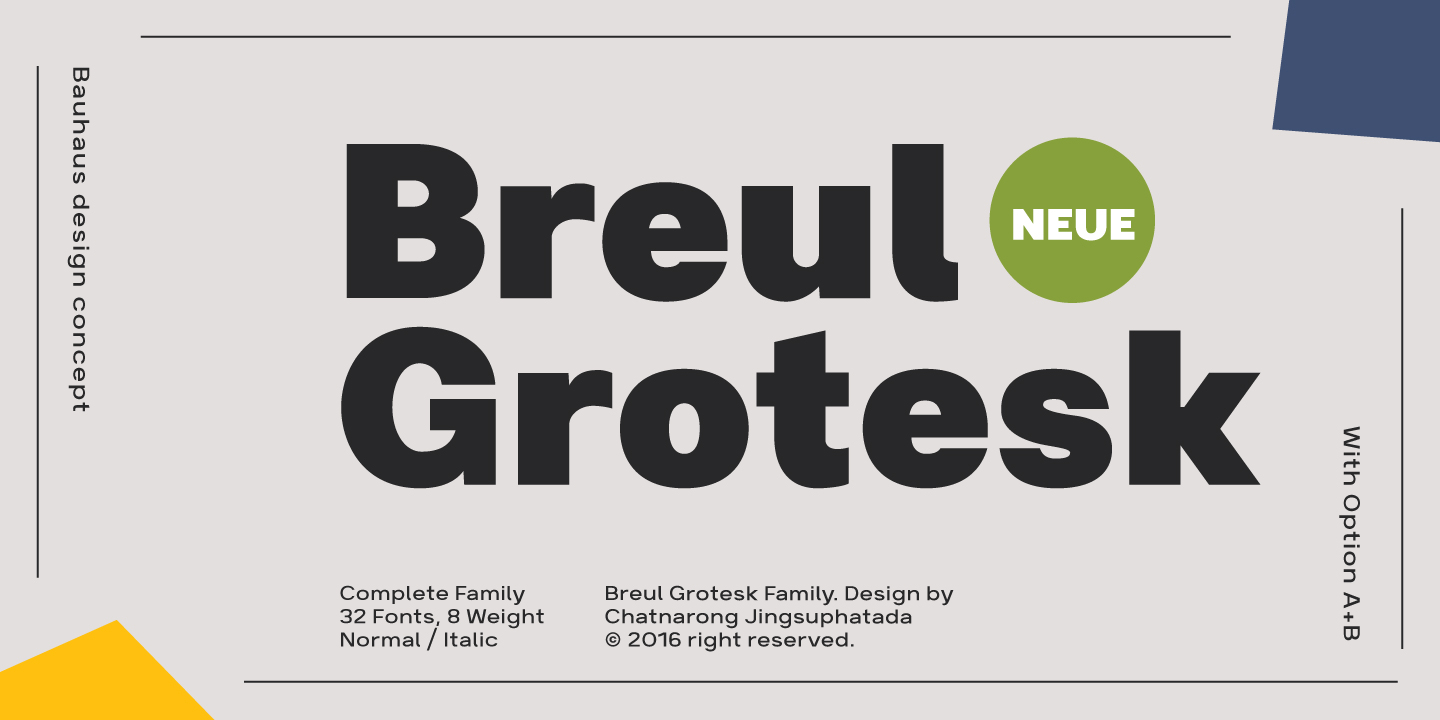 Font Breul Grotesk
